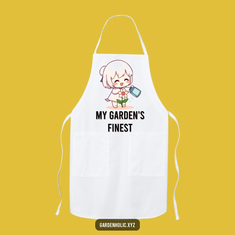 Funny Flower Watering Apron: Garden with Joy, A Great Funny Gift