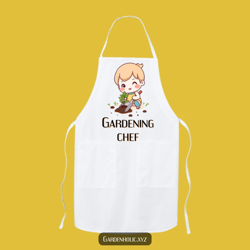 Funny Gardener Character Apron: Cook and Garden with Joy, A Great Funny Gift