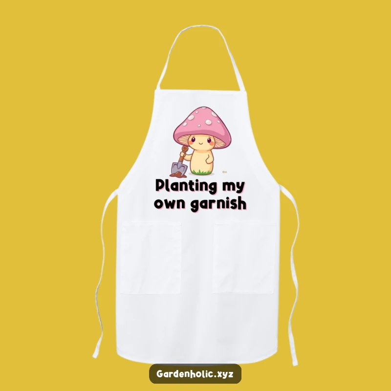 Funny Mushroom Chef Apron: Kitchen Humor for Culinary Adventures