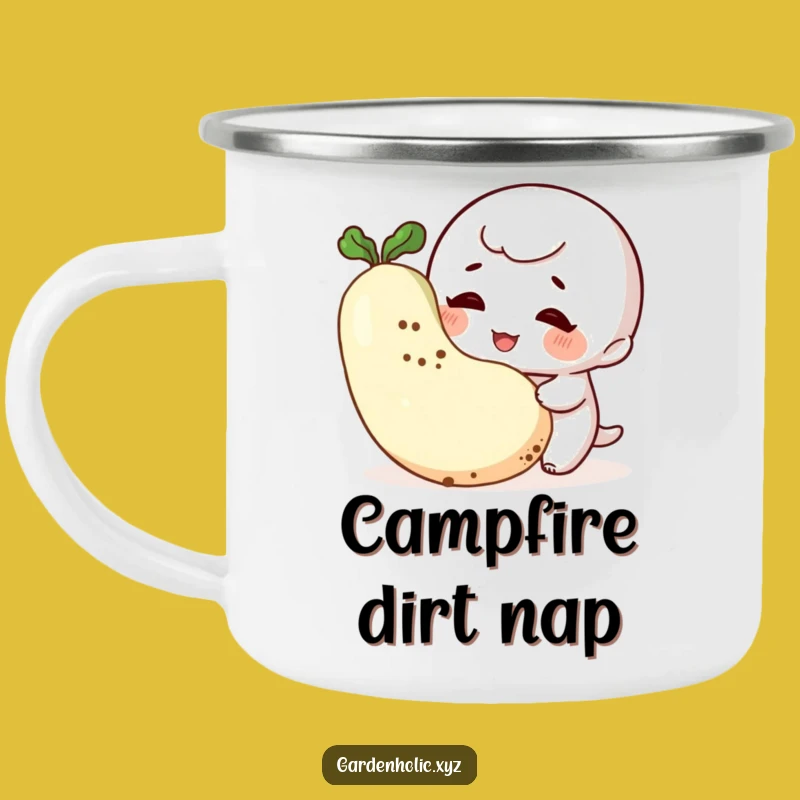 Funny Gardener Camping Mug: Adventure-Ready Garden Cup