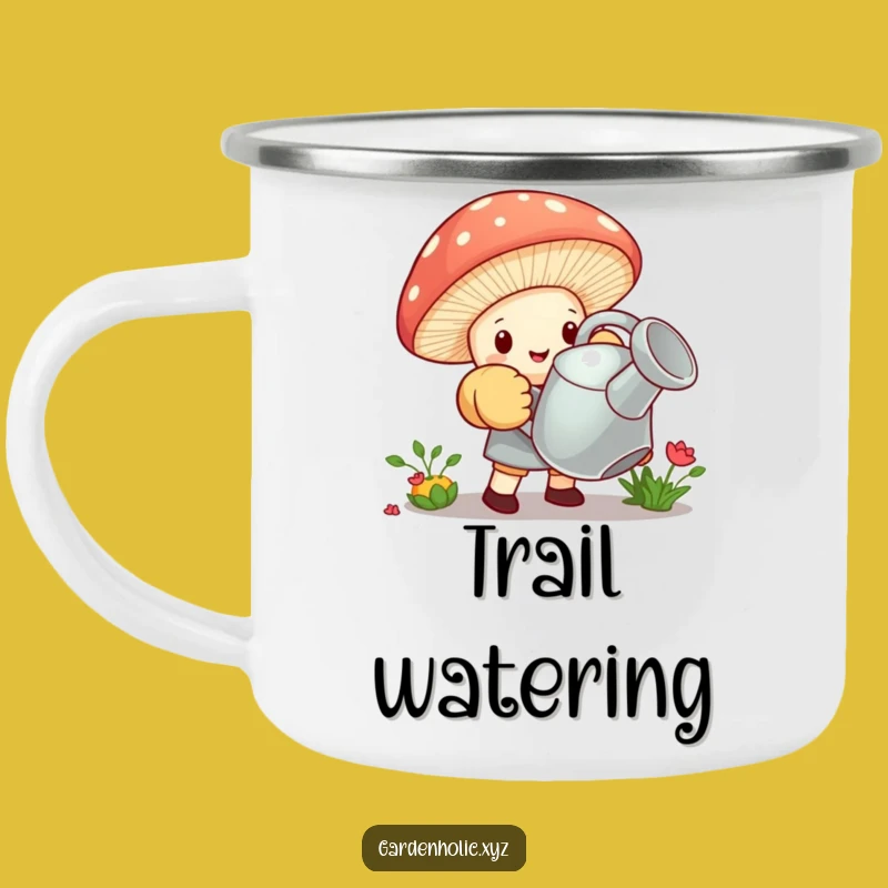 Funny Mushroom Gardener Mug: Outdoor Effort, Big Heart, Ideal Funny Gift