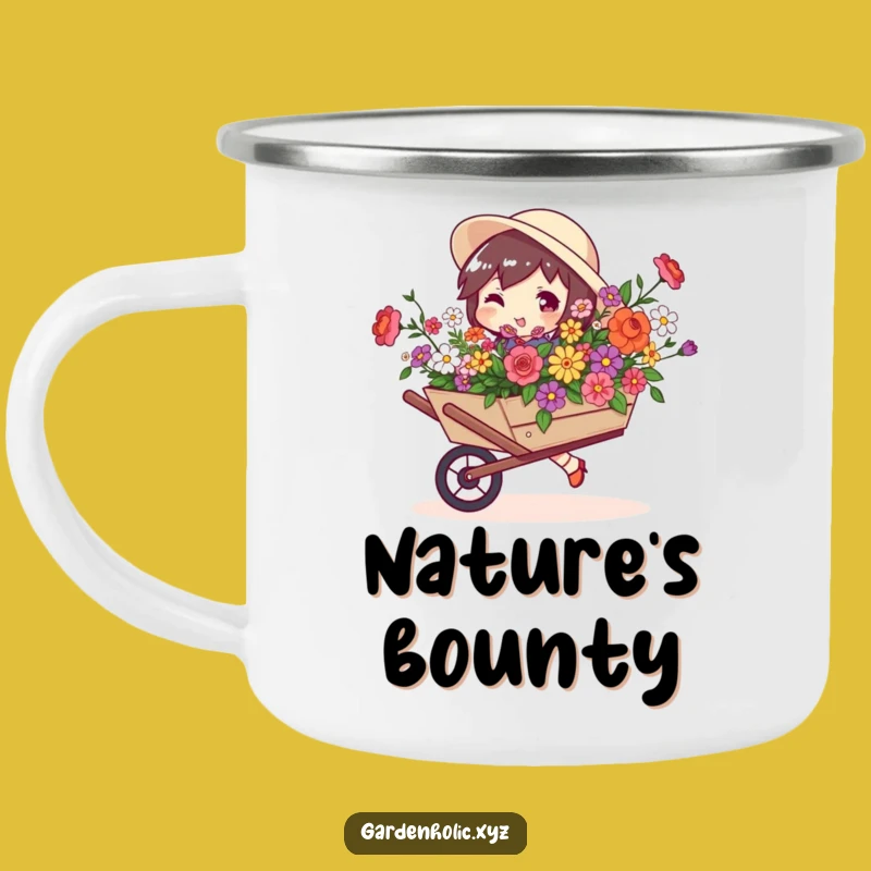 Funny Blooming Swagger Camping Mug: Floral Fun Outdoors