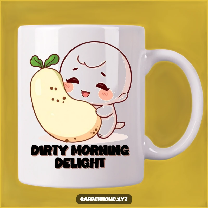 Funny Gardener Mug: Giggling Veggie Lover Gift for Him