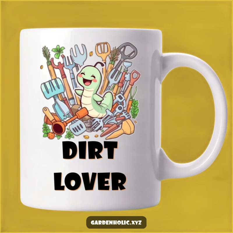 Funny Gardener Worm Mug: Tools of the Trade, Joyful Dive, Perfect Funny Gift