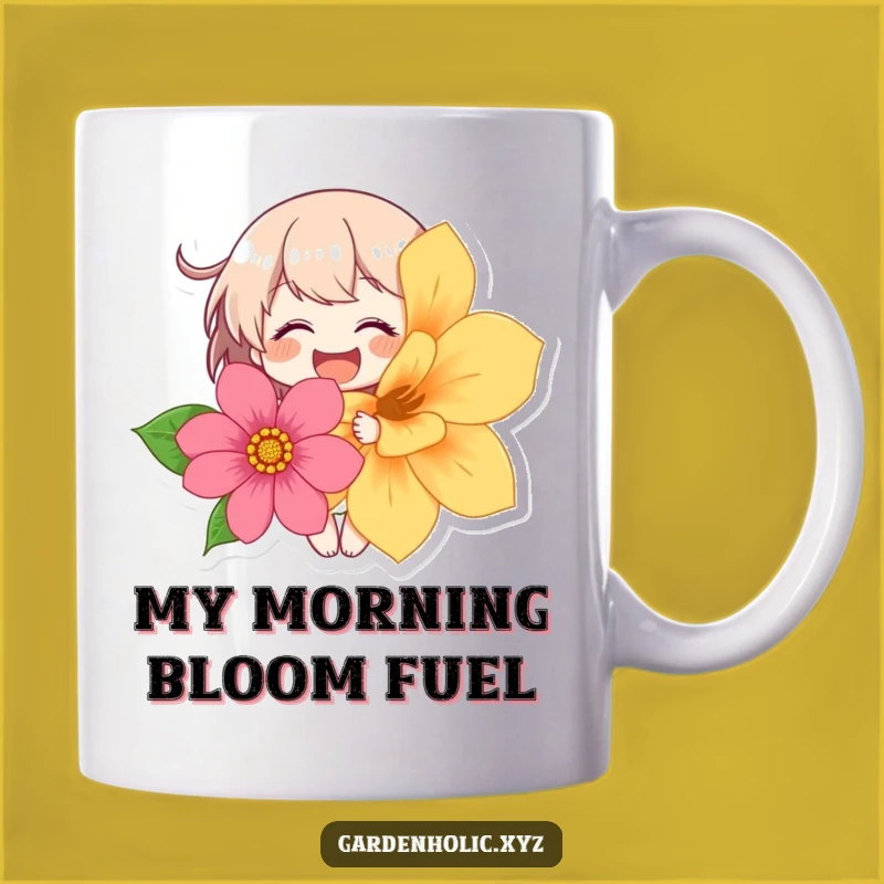 Funny Giggling Flower Mug: A Cheerful, Humorous Gift for Flower Lovers