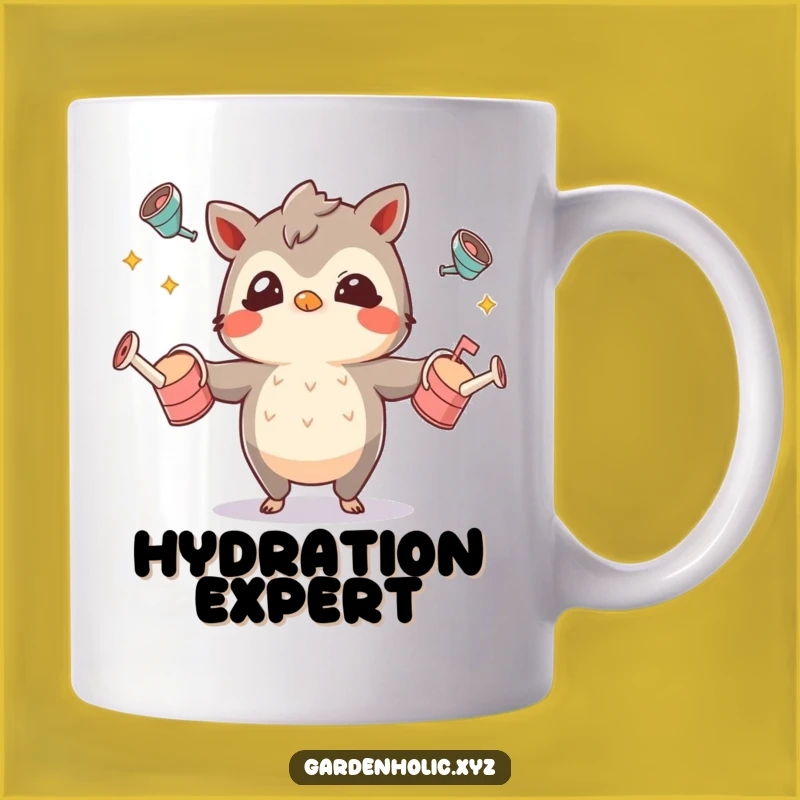 Funny Juggling Watering Cans Mug: A Gardener's Hilarious Hobby