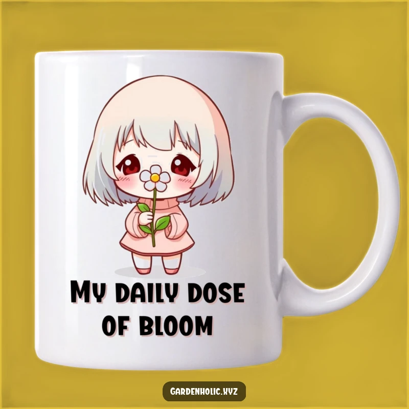 Funny Blooming Flower Mug: Adorable Character Gift for Gardeners & Plant Lovers