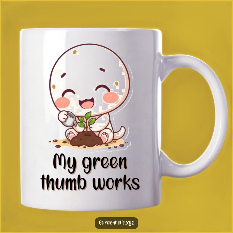 Funny Gardener Mug: Happy Sprout Waterer Gifts for Green Thumbs and Nature Lovers