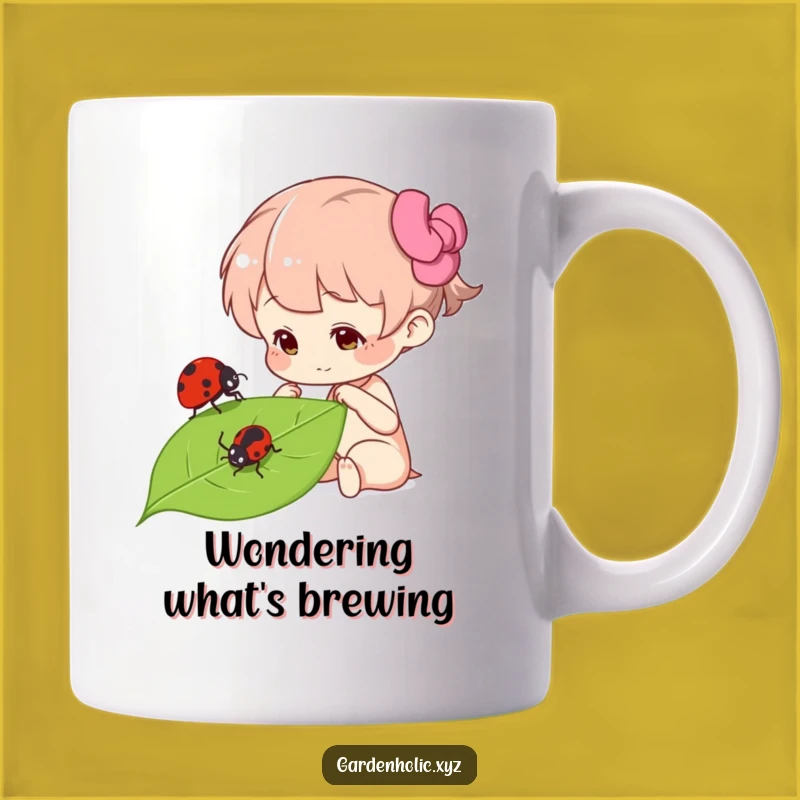 Funny Curious Character Mug - Explore Nature's Wonders with Humor