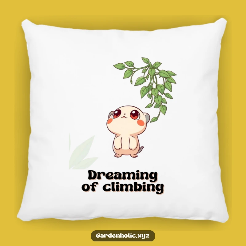 Funny Curious Creature Pillow, Soft Wide Eyes Plant Cushion, Cozy & Hilarious Nature Gift