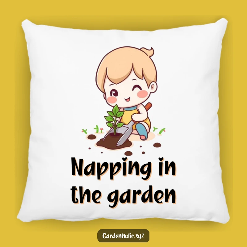 Funny Gardener Character Pillow: Cozy Comfort, The Ultimate Funny Gift