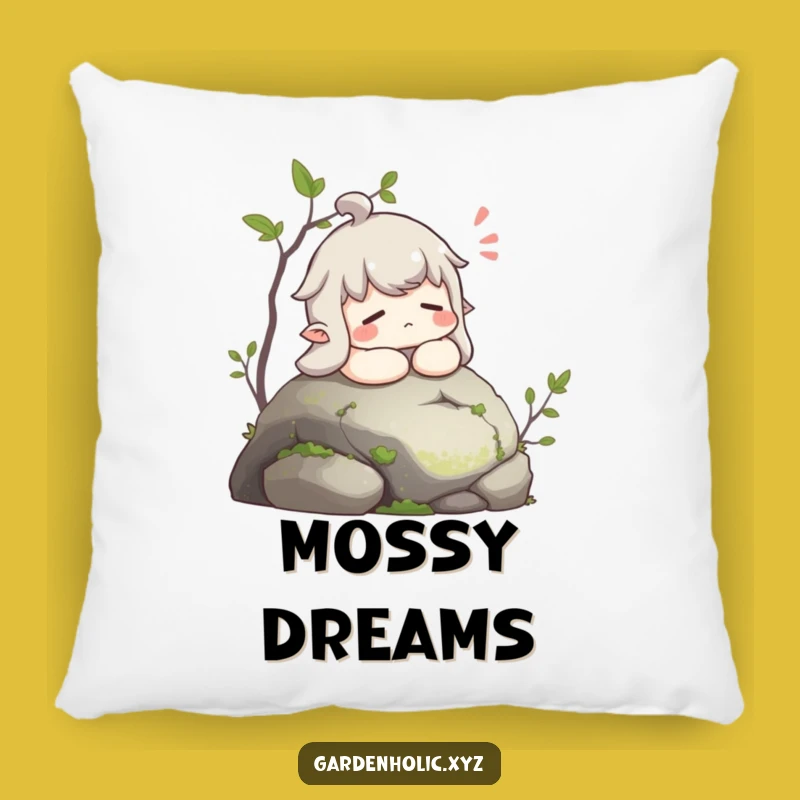 Funny Contented Sigh Pillow: Cozy Comfort and Calm