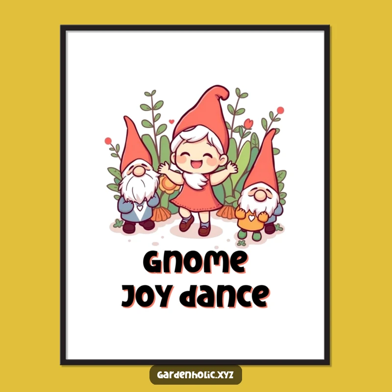 Funny Joyful Character Digital Art - Dance Among Gnomes Instantly
