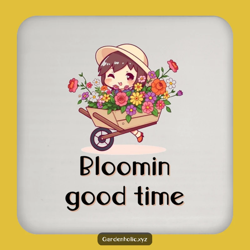 Funny Blooming Swagger Coaster: Protect Surfaces with Flair