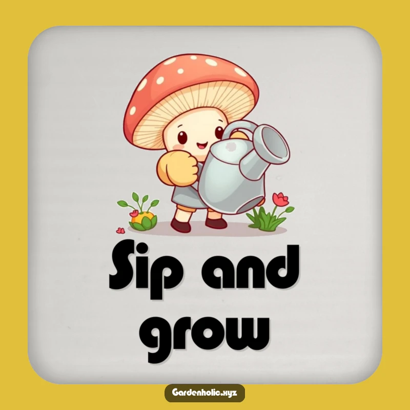 Funny Mushroom Coaster: Tiny Effort, Big Protection, Great Funny Gift