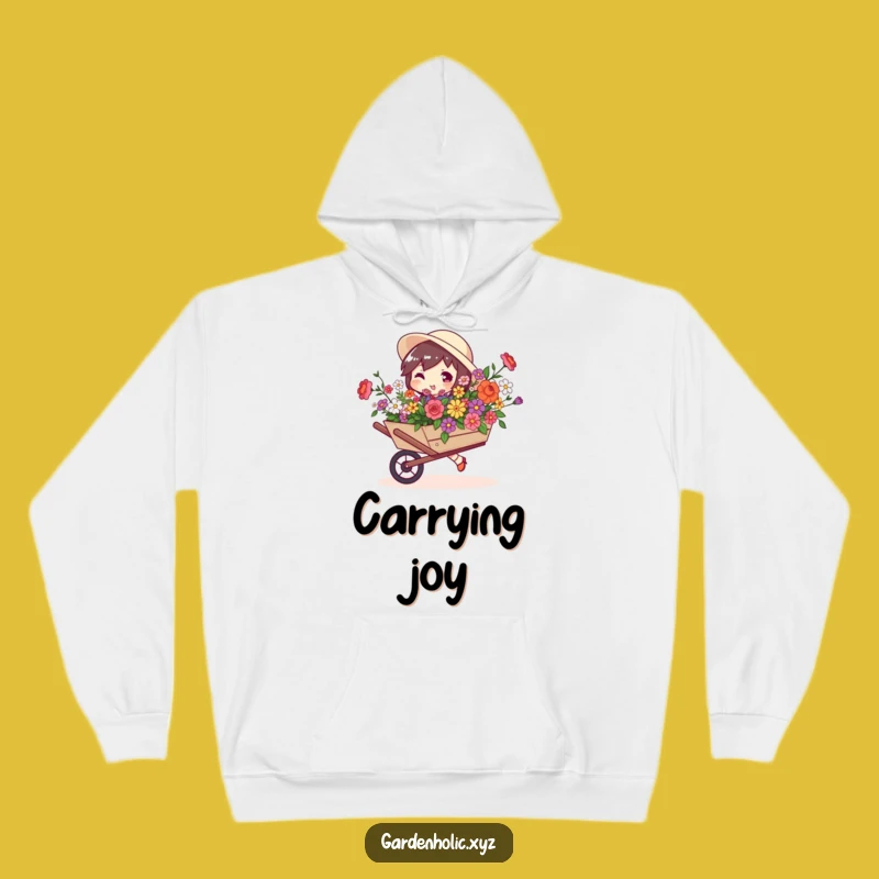 Cozy Funny Blooming Swagger Hoodie: Warmth Meets Floral Fun