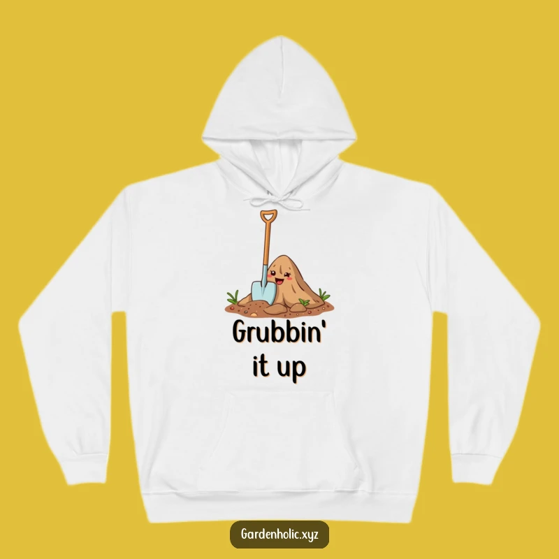 Funny Garden Trowel Hoodie: Cozy Up with this Cheerful Digging Companion