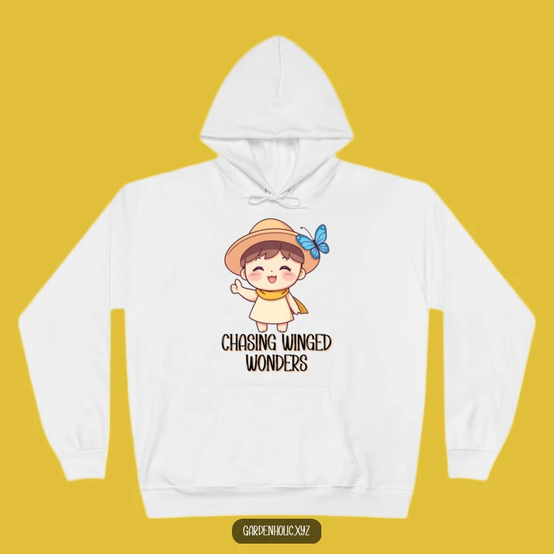 Funny Sun Hat Character Hoodie: Cozy & Hilarious Waving Design Gift!