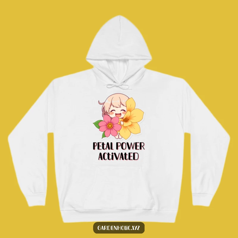 Funny Giggling Flower Hoodie: Cozy, Comforting Humor for Flower Enthusiasts