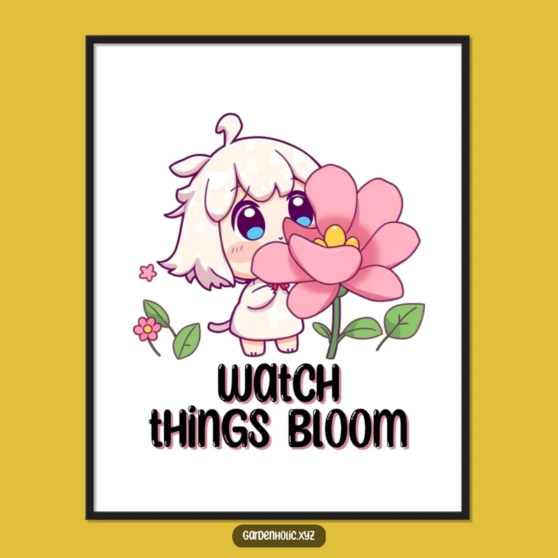 Free Printable Surprise Bloom Wall Art: Funny Downloadable Gift