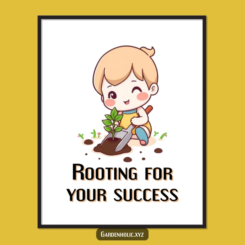 Funny Free Printable Gardener Wall Art - Planting Decor Download