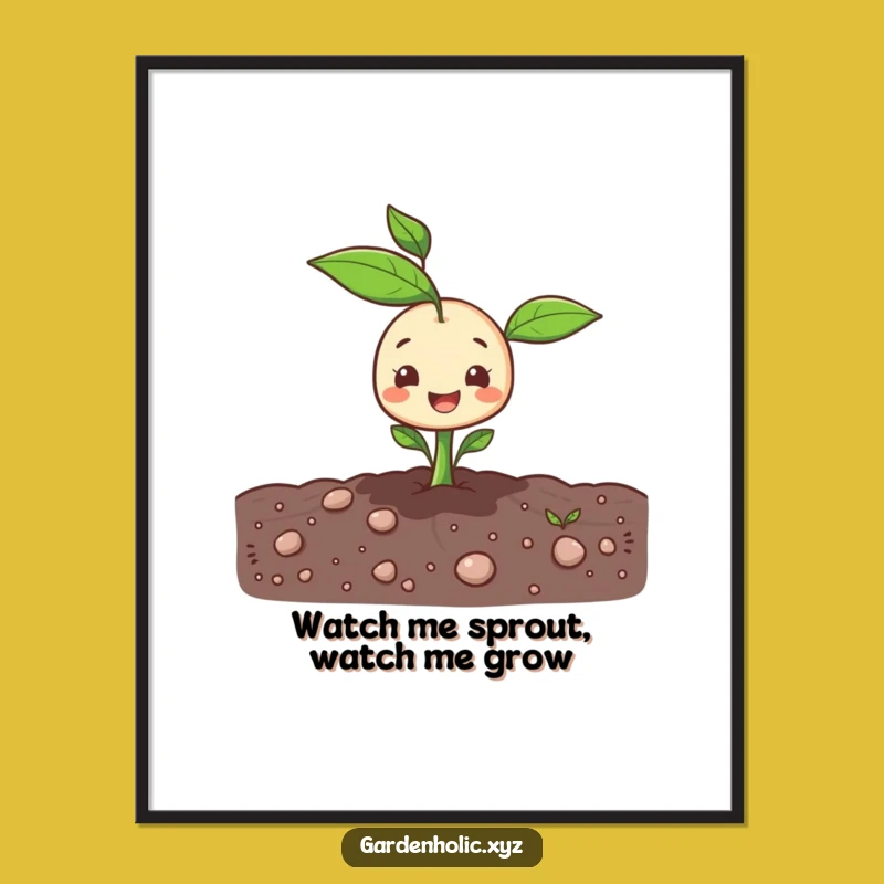 Free Printable Wall Art: Sprout's Cheerful Pop, Fun Downloadable Decor