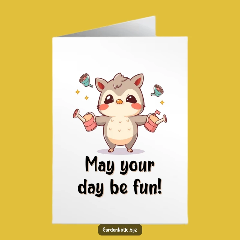 Free Printable Birthday Card: Juggling Pal, Hilarious Downloadable Gift Idea