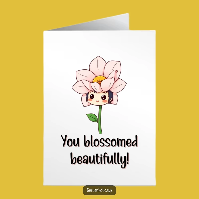 Free Printable Congrats Card: Blooming Celebration, Happy Downloadable Gift