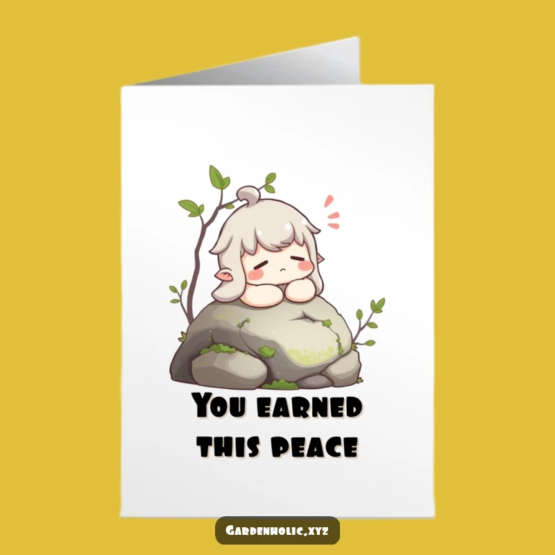 Free Printable Congrats Card: Peaceful Victory, Relaxing Downloadable Gift