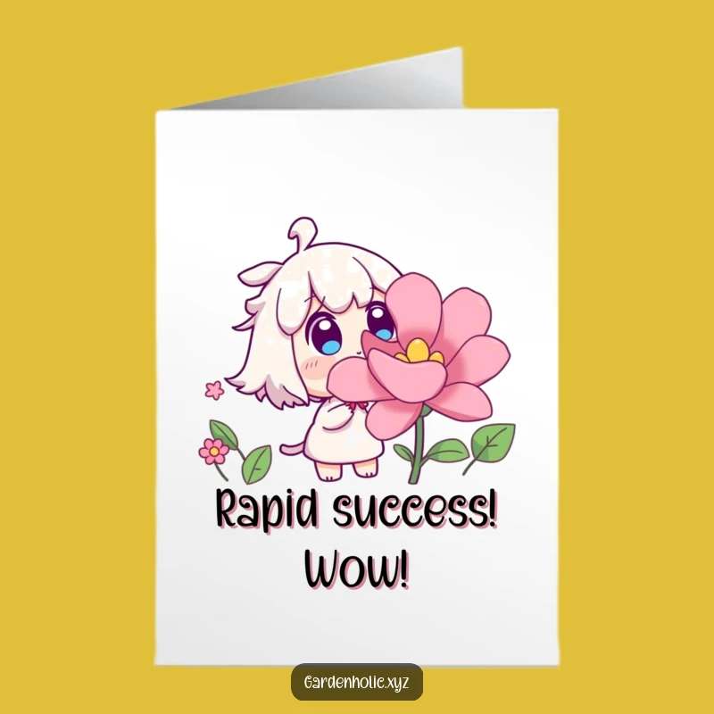 Free Printable Surprise Growth Card: Funny Downloadable Gift