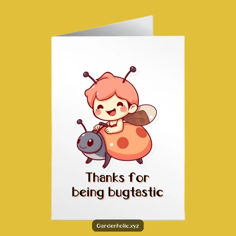 Free Printable Ladybug Travel Card: Funny Downloadable Gift