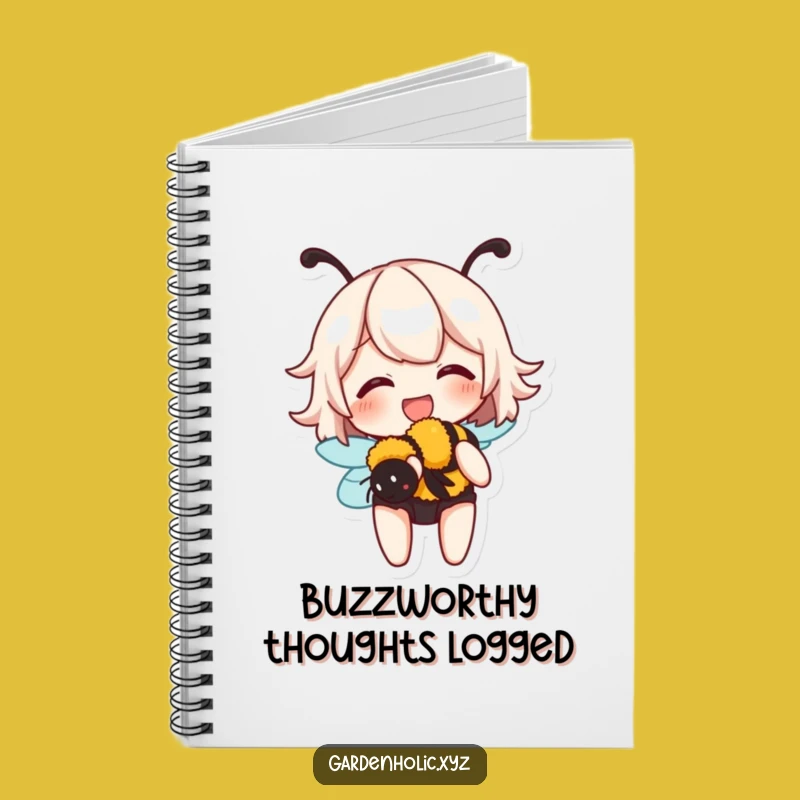 Funny Bumblebee Notebook: Jot Down Sweet Thoughts, Perfect Nature Gift