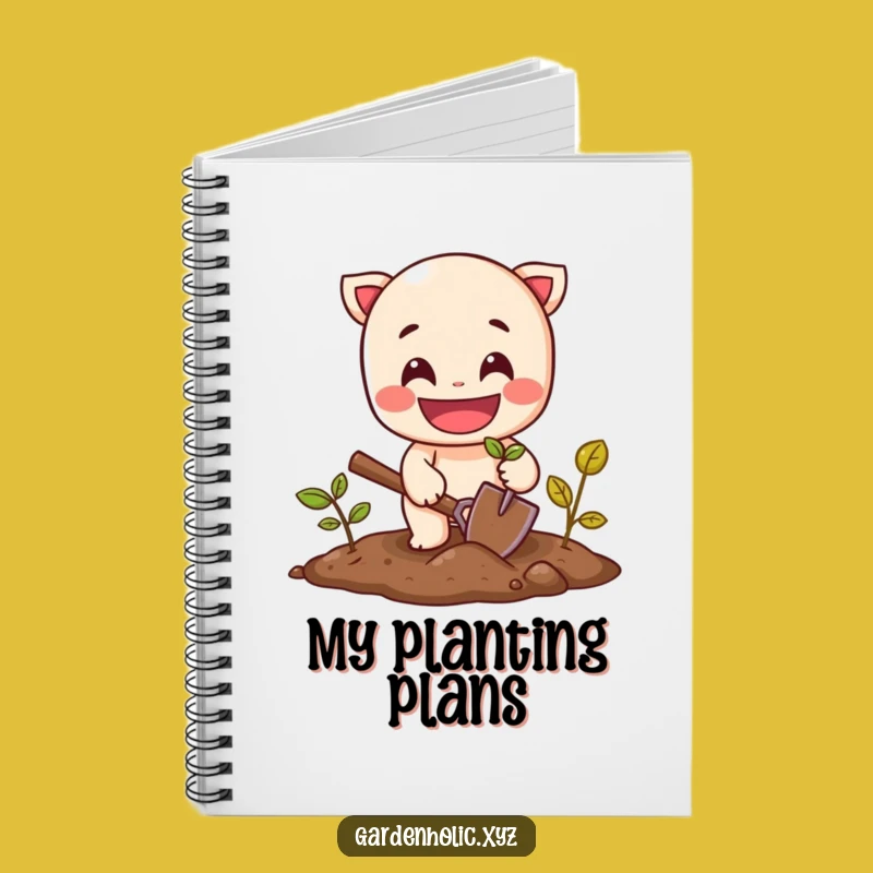 Funny Gardener's Notebook: Cheerful Planter Journal for Planting Ideas