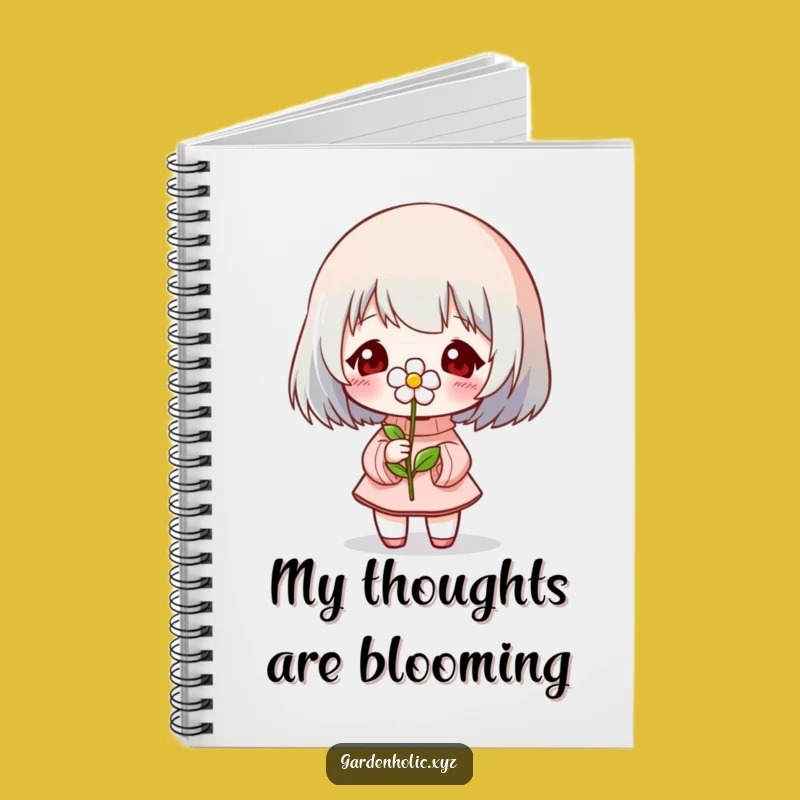 Funny Blooming Flower Notebook: Character Journal, Perfect Funny Gift for Writers & Dreamers