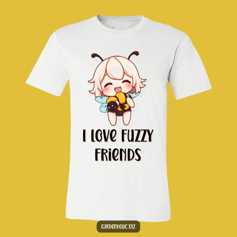 Funny Bumblebee Giggle T-Shirt: Gentle Insect Friend, Hilarious Nature Gift