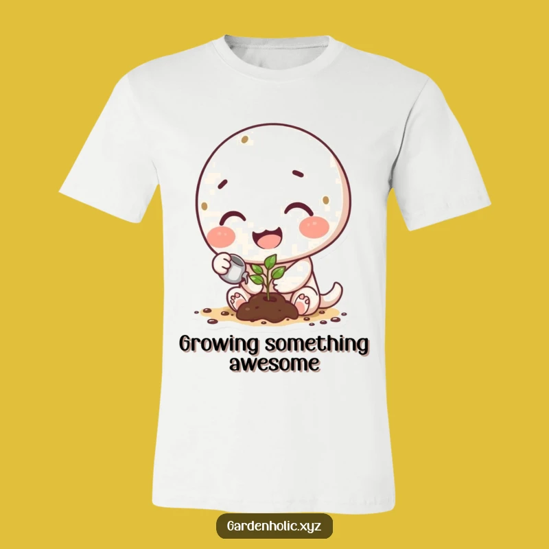 Funny Plant Parent Tee: Happy Sprout Grower Shirt for Gardeners