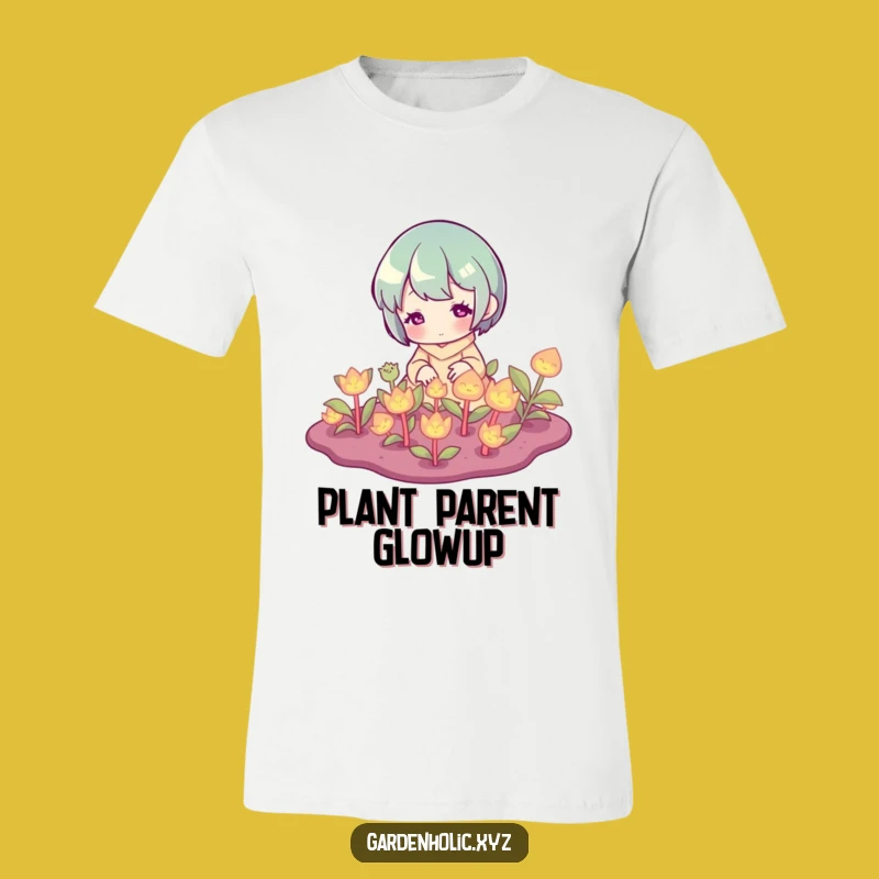 Funny Glowing Plant Gardener T-Shirt - Enchanted Character Tee Gift