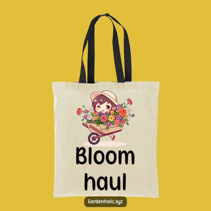 Funny Blooming Swagger Tote Bag: Carry Your Garden Joy