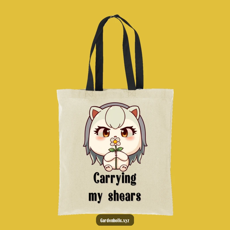 Funny Garden Tote: Determined Pruner Bag for Dedicated Growers