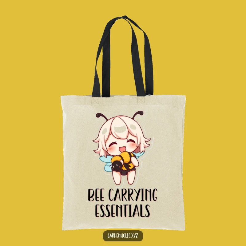 Funny Bumblebee Tote Bag: Carry Gentle Joy, Perfect Humorous Nature Gift