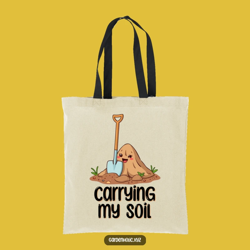 Funny Garden Trowel Tote Bag: Carry Your Tools and Smiles with this Digging Accessory