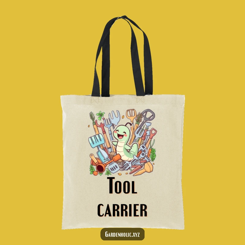 Funny Gardener Worm Tote: Carry Your Tools & Giggles, Perfect Funny Gift